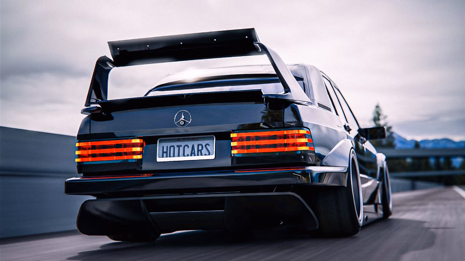 We Rendered A V8 Mercedes 190E Evo II Restomod, And Someone Built One To Race The Nürburgring 24 Hours