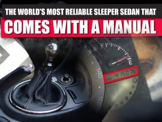 The World's Most Reliable Sleeper Sedan That Comes With A Manual Transmission