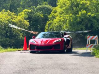 Corvette Z06 Torture Test Bends Frame Rails, Engine Survives