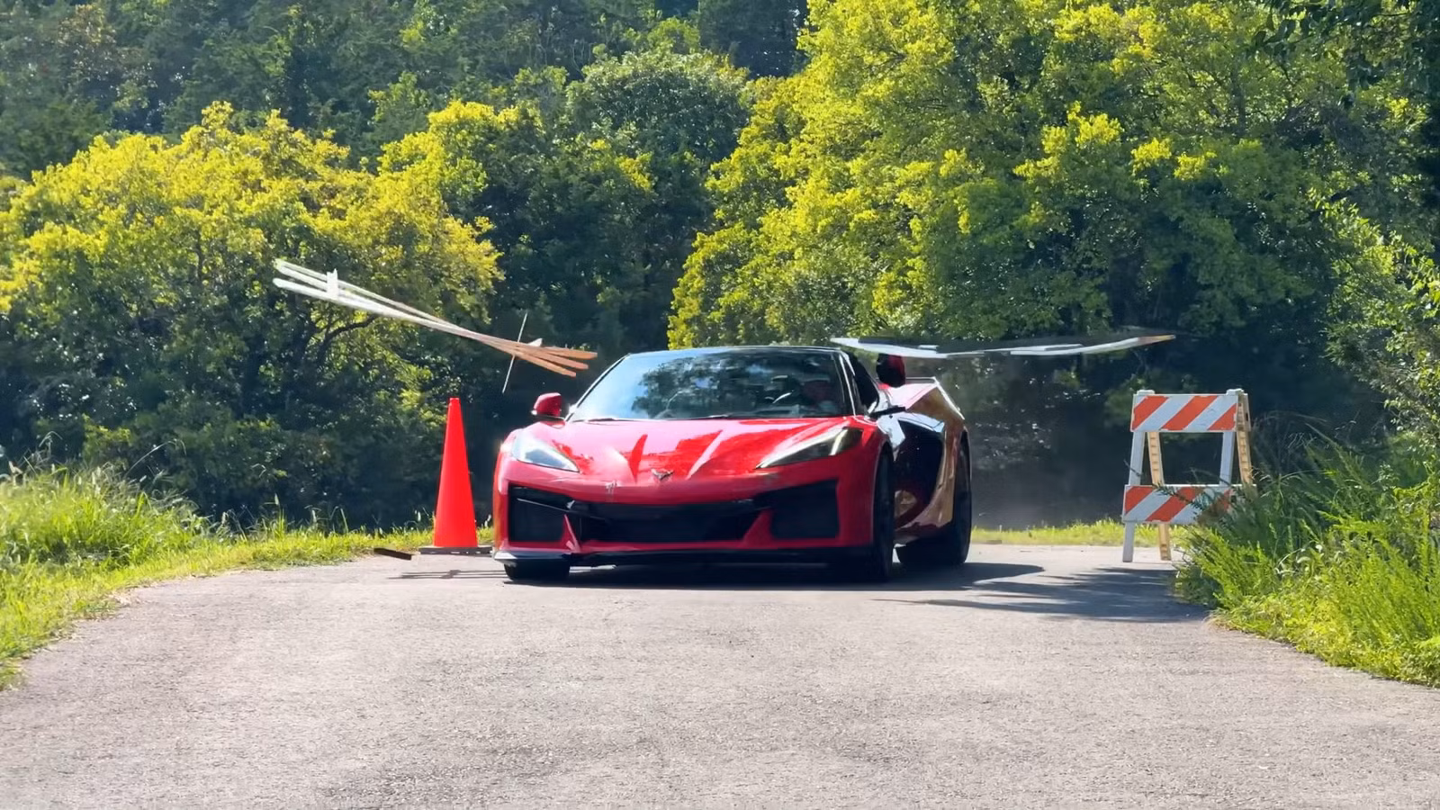 Corvette Z06 Torture Test Bends Frame Rails, Engine Survives