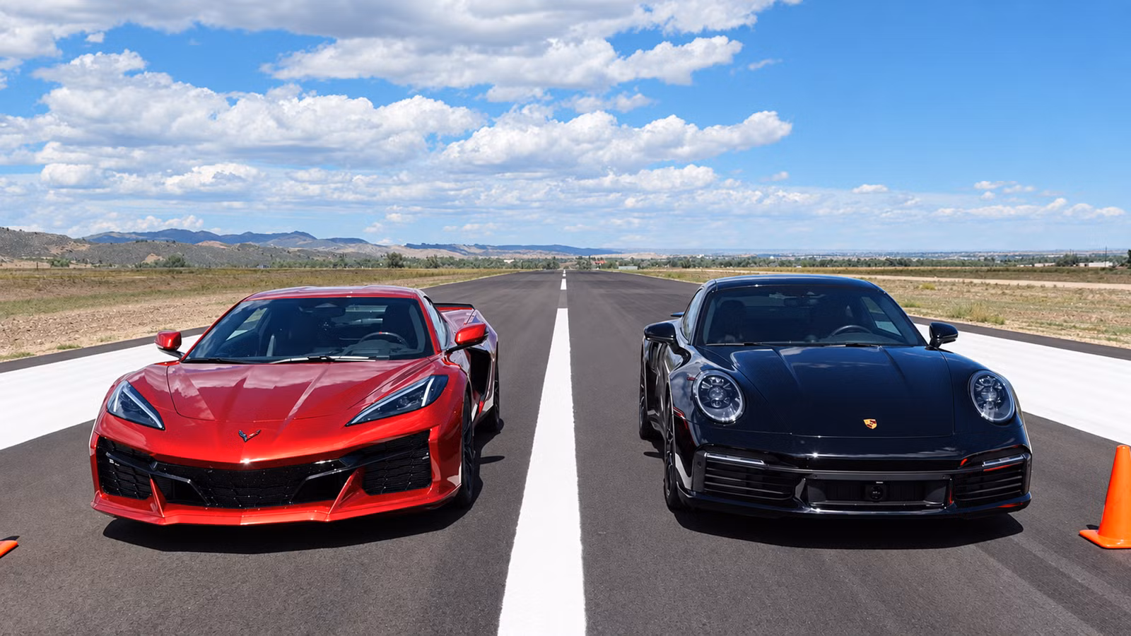 Corvette Z06 vs 911 Turbo S High-Altitude Drag Race Results