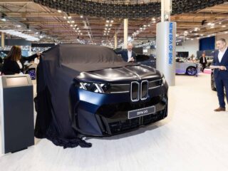 2027 BMW iX5 In Matte Blue Unwrapped At Athens Auto Show