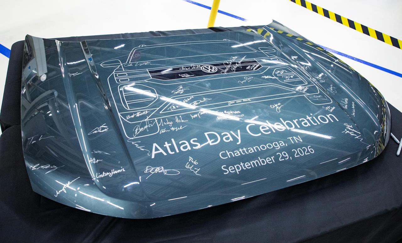 Volkswagen celebrates assembly of the allnew 2027 Atlas family in Chattanooga