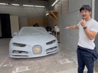 This DIY Bugatti Chiron Started Life In A Junkyard, And That's Exactly Where It Belongs
