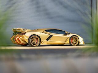 This Gold Lamborghini Revuelto With a Carbon-Fiber Body Kit Is Listed for $799,800 On E-Bay