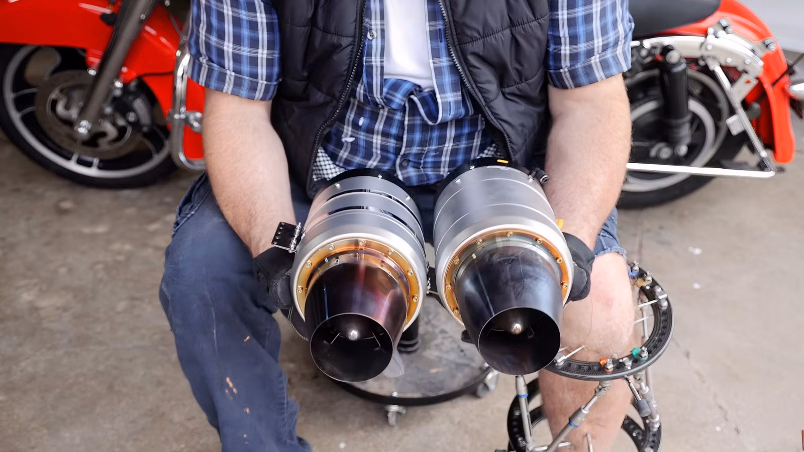 Madman Puts Two Jet Engines On A Harley-Davidson And Creates Total Chaos