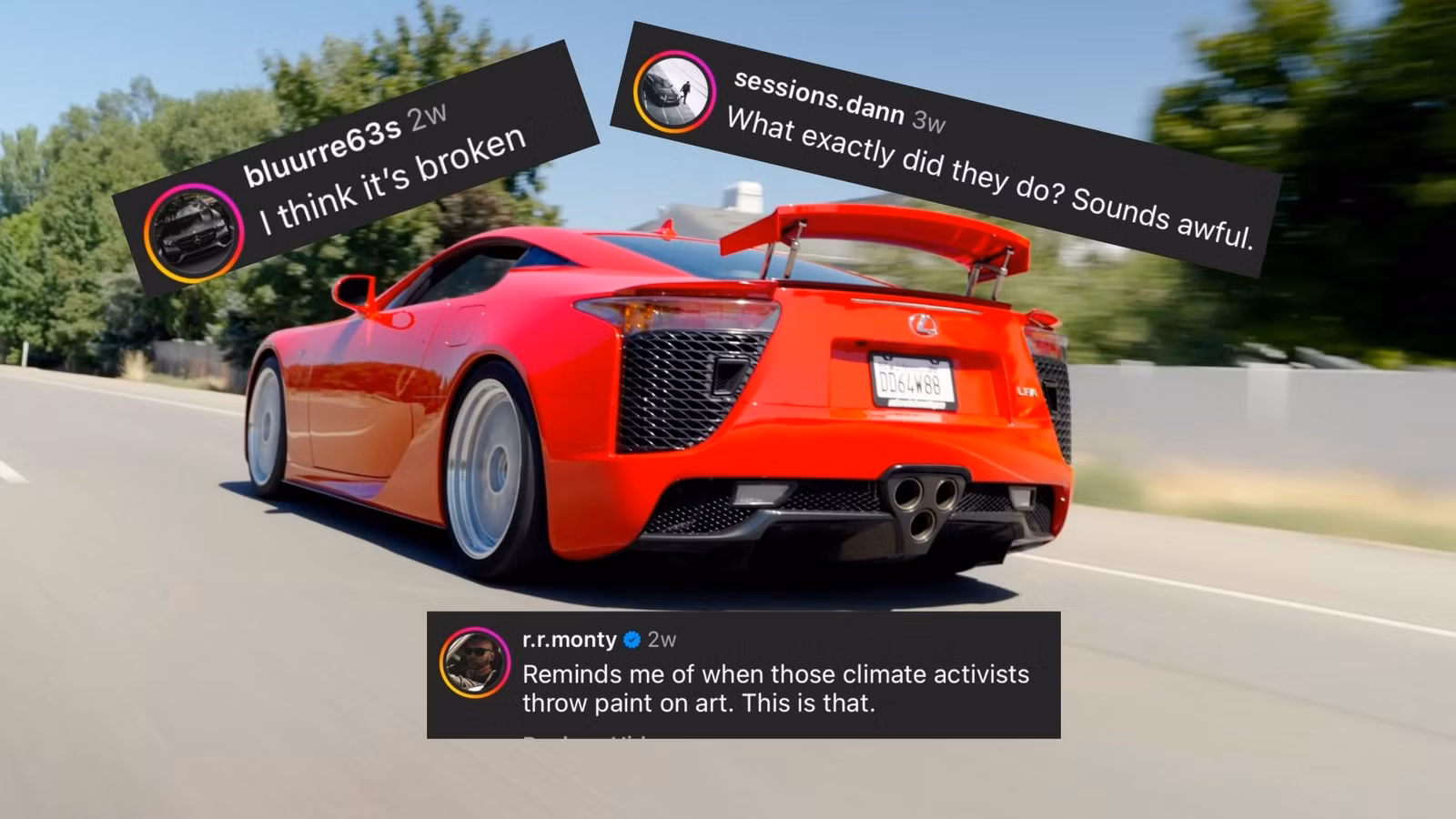 This Owner Thought He Improved His 2012 Lexus LFA's Exhaust Sound, Gets Instantly Humbled By The Internet