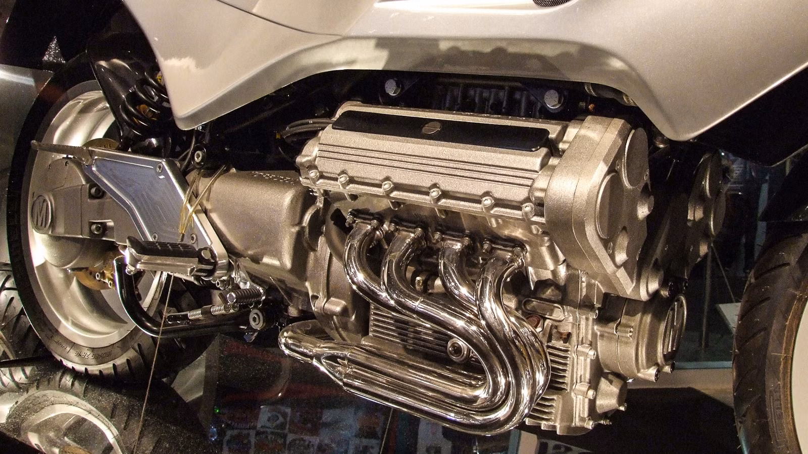 This Italian-Designed Motorcycle Came With A Tiny V8 Engine