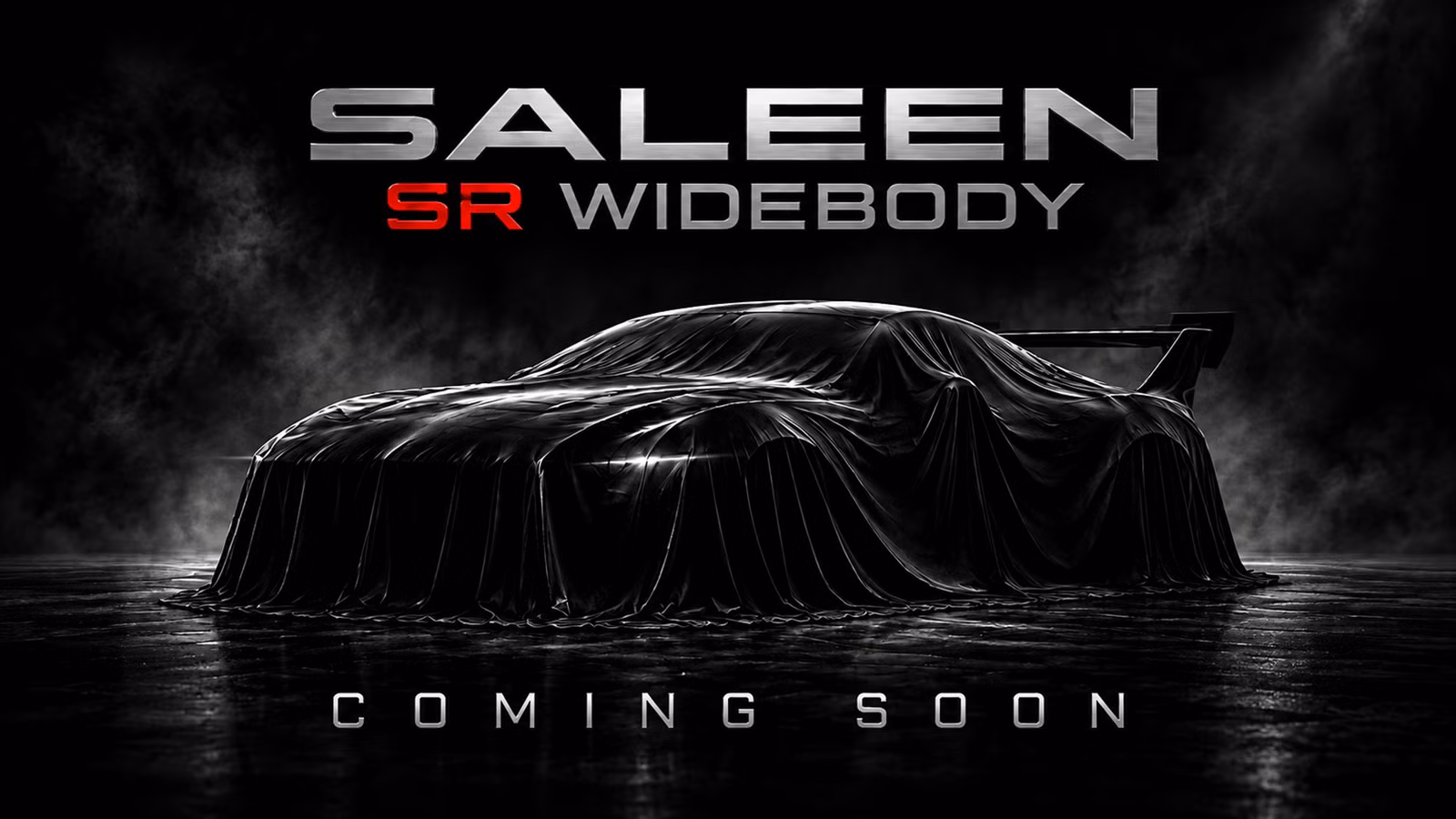 Saleen SR Widebody Mustang Teaser Comes With Crowdfunding Pitch