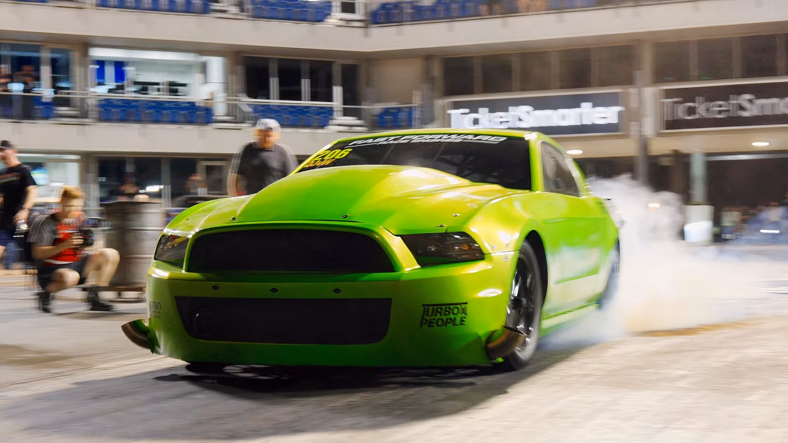This 3,000-HP Mustang Set A World Record, Then Blew A Tire At 228 MPH
