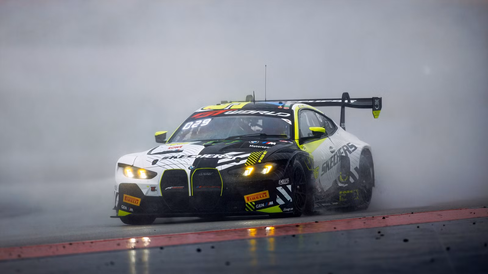 Valentino Rossi's BMW M4 GT3 Loses Its Door Mid-Race, and He Keeps Driving