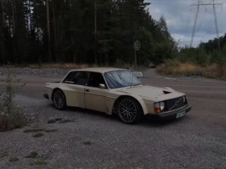 1975 Volvo 240 Hides Twin-Turbo Lambo V10, Keeps AWD
